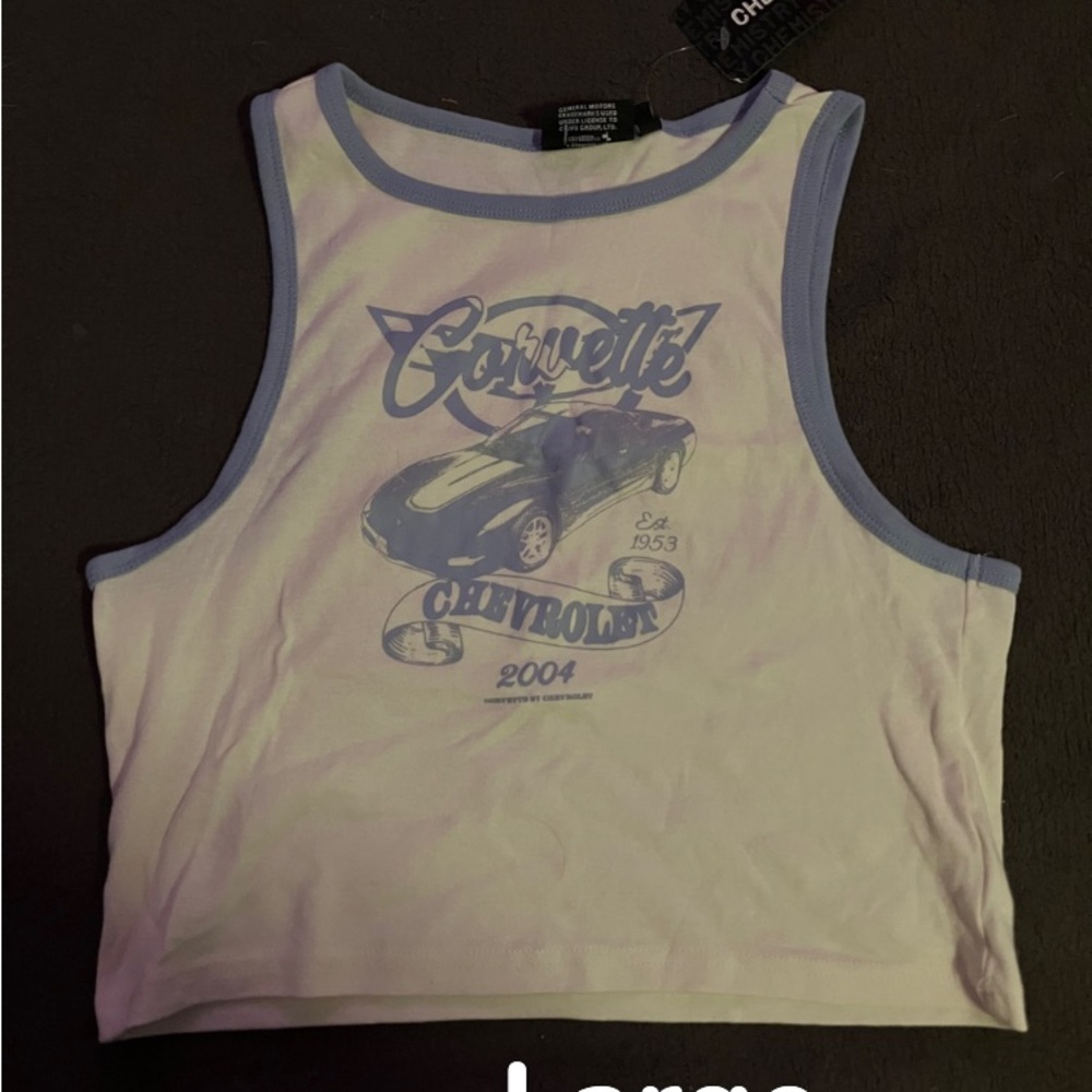 Corvette Graphic Crop Top